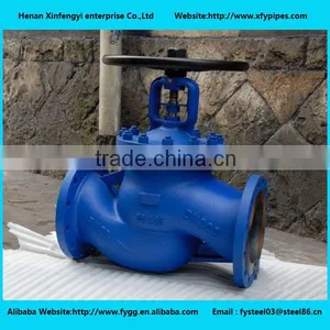 DIN Standard Bellow Seal Globe Valve Drawing thumbnail-1