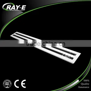 Aluminum Adjustable Ceiling and Floor Vent Grille HVAC System Ventilating Linear Slot Diffuser thumbnail-2