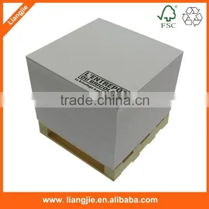 Square Note Cube,Wood Pallet Sticky Note Cube,Memo Cube With Wooden Pallet thumbnail-2