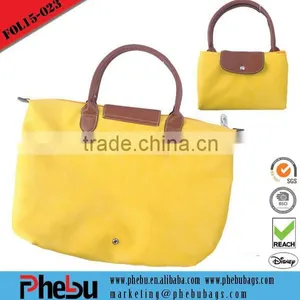 Promotional Zipper Closure Foldable Tote Bag thumbnail-1