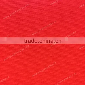 Inflatable Life Jacket Fabric Thermoplastic Polyurethane Coated Fluorescein Red 210D Nylon Oxford Fabric thumbnail-1