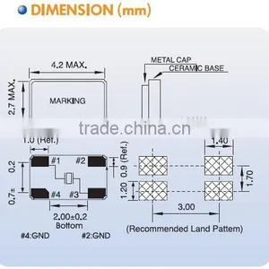 4x2.5mm SMD Quartz Crystal-Smart House thumbnail-2
