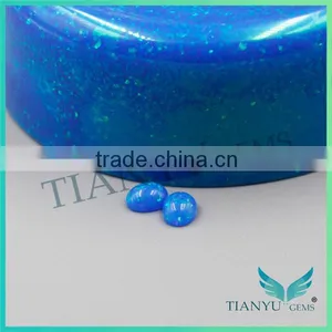 Wholesales Gemstone Processing Synthetic Blue Opal Stone Material thumbnail-2