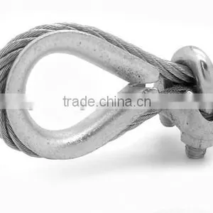 Stainless Steal Wire Rope Thimbles/ Bright Surface/ Self-colored and Powder Coated thumbnail-4