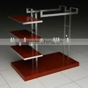 Wooden Clothes Display Stand for Shop,clothing Display Racks thumbnail-1
