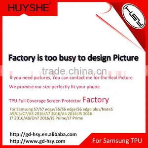 HUYSHE Nano Anti Shock Full Cover TPU Screen Protector for Samsung Galaxy A9 TPU Film for Samsung A9 thumbnail-1