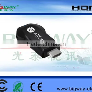 Bigway High Quality Hot Sale Wifi Display Dongle Ezcast Anycast Miracast M2 Android tv Stick thumbnail-1