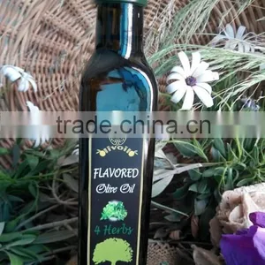 Herbs Infused Olive Oil. Premium Quality Olive Oil With FDA Certification. Glass Bottle 250 Ml. thumbnail-2
