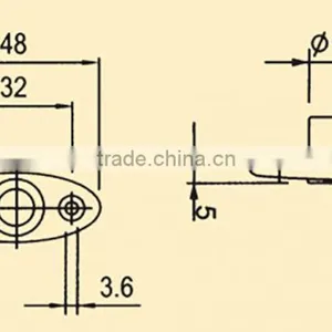 Lift Up Kitchen Cupboard Lid Stay Hinge Cabinet Gas Spring thumbnail-3