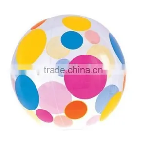 Colourful Plastic Beach Inflatable Ball With Six Panels thumbnail-4