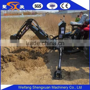 2017 Hot Sale Backhoe Loader Low Price Excavator With Tractors thumbnail-2