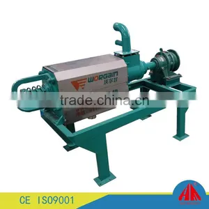China Dairy Cow Solid Liquid Manure Separator /Screw Press Cow Dung Dewatering Machine /Cow Dung thumbnail-1