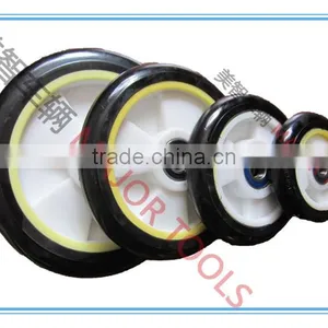 150/200/250/300mm Solid Rubber Wheel With Plastic Rim Series thumbnail-1