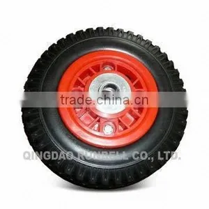 8" Flat Free Wheel for Hand Trolley 2.50-4 thumbnail-1