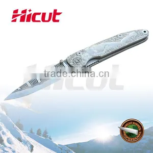 Damascus Folding Knife thumbnail-1