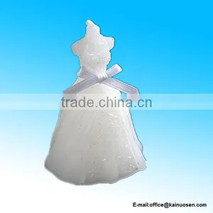 Adorable Wedding Veil Mold Figurine Candle thumbnail-1