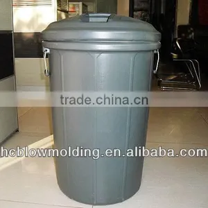 OEM Blow Molding Plastic Recycle Storage Bins HDPE Waste Container for Sale thumbnail-4