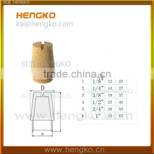 Sintered Porous Brass Threading Silencer thumbnail-3