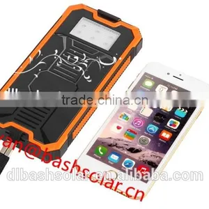 Waterproof Protable Big Capacity Solar Charger Solar Rechargeable Power Bank thumbnail-1