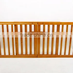 Professional Factory Top Quality 3 Panels Extended Wooden Pet Gate Dog Fence thumbnail-1