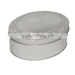 Oval Tin Box for Gift thumbnail-1