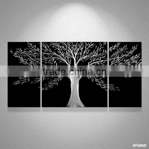 Fashion Wedding Decoration Life Tree Metal Painting Modern Art Wall Decor Wall Pictures For Living Room thumbnail-1