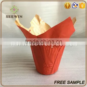 Colorful Craft Paper Flower Stand Flower Pot Holder thumbnail-2