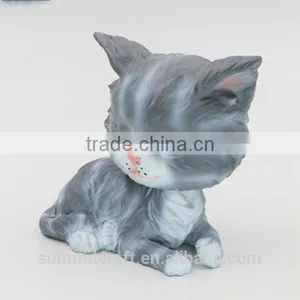 Custom Resin Decorative Cat Figurine Car Decoration Dolls thumbnail-3