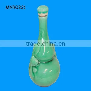 Personalized Green Engraved Snake Wine Bottle thumbnail-1