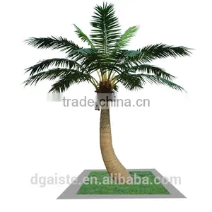 Artificial Little Bent Coconut Palm Tree for Decoration ( Artificial Plant Tree ) thumbnail-1