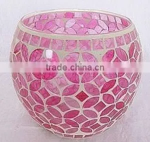 Crackle Valentines Candle Holder thumbnail-3
