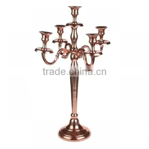 Copper Plated Wedding Candelabra thumbnail-1