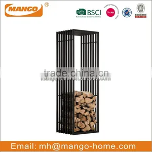 Metal Triangular Fireside Log Holder thumbnail-5