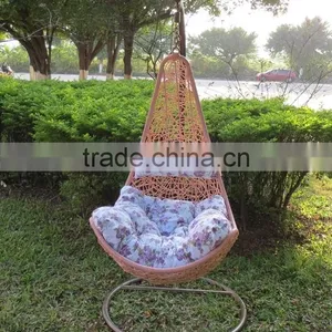Garden Outdoor Furniture Rattan Hanging Hammock Wicker Swing Chair thumbnail-1