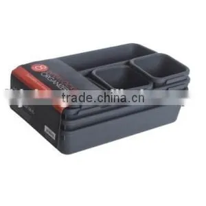 8PCS Plastic Kitchen Accessories Multi-function Plastic Kitchen Cutlery Drawer Storage Box thumbnail-1