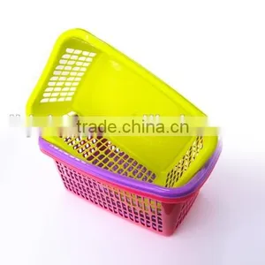 Promotional Plastic Large Size Kitchen Basket Fruit Vegetable Sieve Storage Basket Dropping Water thumbnail-6