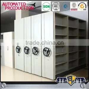 Double Side Office Filing Cabinet Library Mobile Shelving thumbnail-4