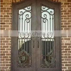 Bisini European Style Antique Wrought Iron Double Entry Door (BG90087) thumbnail-1