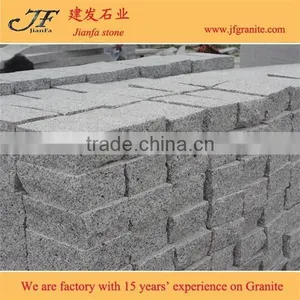 Flamed Surface Natural Side G603 Grey Granite Cube Stone thumbnail-1