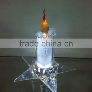 Acrylic Artificial Decoration LED Flameless Party Candle Light thumbnail-2