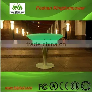 Modern Plasic LED Furniture Glowing Waterproof Bar Table thumbnail-3