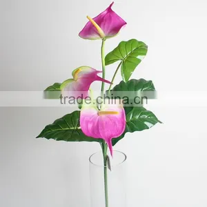 Vivid Fake Artificial Anthurium Decorative Anthurium Flower for Landscaping Decoration thumbnail-4