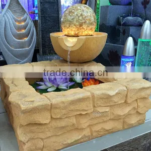 NEW 2017 Resin Water Fountain Sphere Ball Water Fountain thumbnail-1
