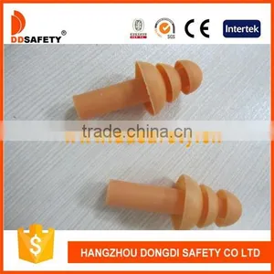 DDSAFETY 2016 Hot Sale With 5Years Experience Earplug Silicone Orange Uncorded thumbnail-1