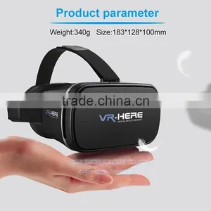VR Headset With 3D Glasses VR Box With Remote Control V6 42mm Lenses 4.5 - 6 Inch thumbnail-2
