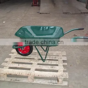 130kg Pneumatic Wheel Steel Tray Wheelbarrow thumbnail-1