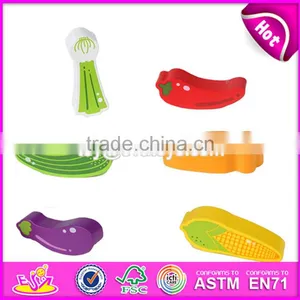 New Design Cartoon Fruit Children Wooden Stacking Toys W13D078 thumbnail-3