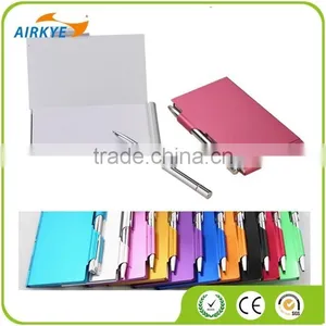 The Aluminum Metal Notebook With Pen thumbnail-1