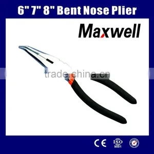 6" 7" 8" Bent Nose Plier thumbnail-1