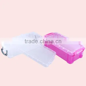 2016 New Clear Large Plastic Storage Container With Handle thumbnail-6